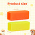 2pcs Silicone Pet Hair Brushes - Convenient Block Roller Cleaner for Carpets, Portable Carpet Cleaner Roller (Yellow &