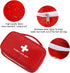 6pcs AOUTACC First Aid Bag Empty, Waterproof Durable First Aid Kit Bag Empty with Zippered,First Responder Storage
