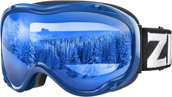 ZIONOR Lagopus B1 Ski Goggles, OTG Anti-Fog Snow Goggles, UV Protection for Men, Women, Adult, Youth