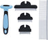 MiMu Deshedding Dog Brush Set - Interchangeable 3-in-1 Long to Short Hair Shedding Brush for Dogs, Cats Plus Comb