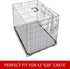Dog Crate Mat and Washable Pee Pads for Dogs, 2 Pack (42"X28"), Waterproof Non-Slip Reusable Pads