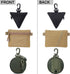 Meprona 2 Packs Pack Tactical EDC Pouches Compact Mini Military Molle Utility Pouch Accessories Organizer Bags Coin