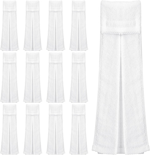 Moukeren 16 Pcs Football Towel Bulk - Cotton Field Towel with Hook and Loop Fastener for Sports