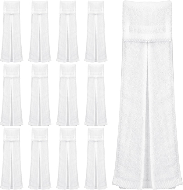 Moukeren 16 Pcs Football Towel Bulk - Cotton Field Towel with Hook and Loop Fastener for Sports