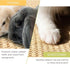 Tierecare 3-Pack (15.7"x11.8") Rabbit Scratching Pads Natural Sisal Bunny Scratch Mat for Claw & Teeth Care, Small