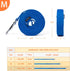 Strong Durable Nylon Dog Training Leash, 1 Inch Wide Traction Rope, 6ft 10ft 15ft Long for Small Medium Dog (Blue, 10