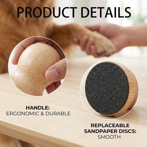 EcuhiRn 14 Set 2 12 Dog Nail File, Dog Nail File Board, Nail File for Dogs, Pcs Dog Nail Grinder with Round Heads
