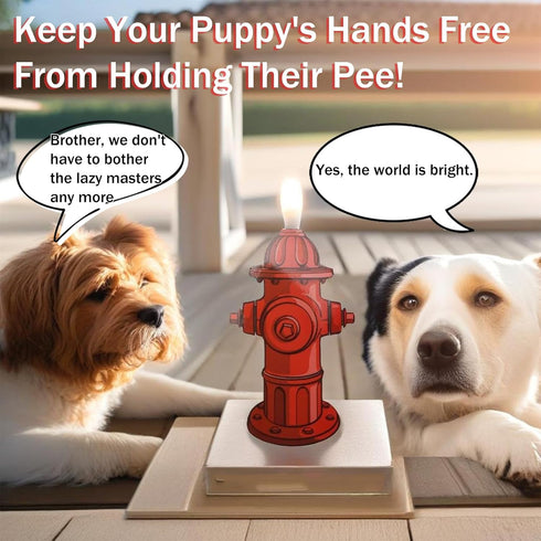 10 Dog Pee Pad Trainer, Pcs Fire Hydrant Potty Training Aid for Small Breeds, Reusable Potty Training Tool, Indoor Pee