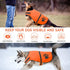 Geyoga 2 Pieces Dog Reflective Vest, Adjustable Safety Pet High Visibility Jacket for Outdoor Activities