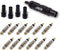 JACO Presta Valve Core Repair Kit for Bike Tires - Includes (12X) Replacement Valve Cores, (4X) Valve Caps & Removal