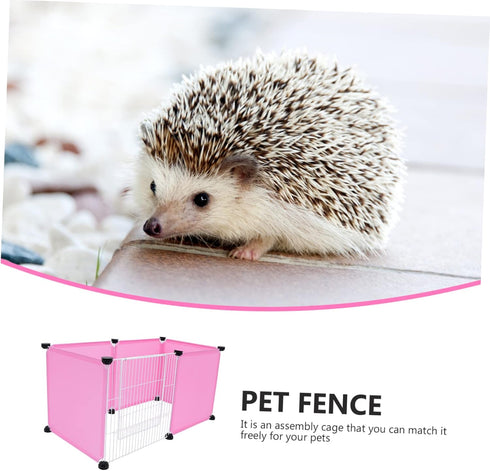 SUPVOX Pet Cage Toys Small Animals Cage Exercise Fence for Hamster Rabbit Hedgehog Easy Install No Tools Needed Safe