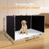 Dmnnlp 35"x29"x17.3" Dog Pee Pad Holder with High Walls - No-Splash Indoor Potty Tray, Foldable Dog Litter Box