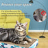 Cat Scratcher Cardboard Reversible Pad, Kitty Corrugated Scratching Bed with Catnip Included (1 Pack)