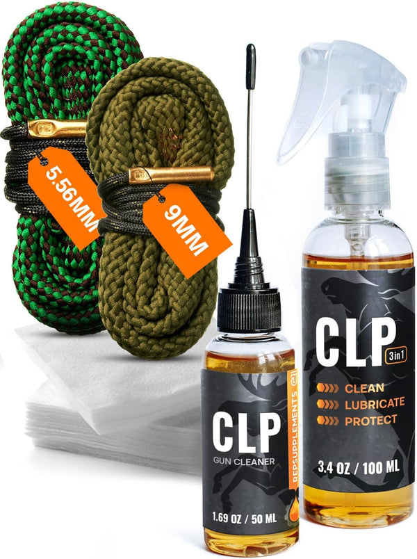 Gun Cleaner and Lubricant kit 5 Oz Gun Oil Spray & Needle