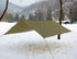FREE SOLDIER Waterproof Portable Tarp for Outdoor Camping & Traveling (Brown)