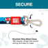 Max & Molly Classic 4 ft Navy Blue Dog Leash - Strong, Padded, Waterproof - Stylish Patterns for Boy & Girl Dogs - Durable, Lightweight, Comfortable for Small Dogs - Sharks, Large
