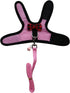 Rypet Soft Mesh Ferret Harness and Leash with Safe Bell, No Pull Comfort Padded Vest for Guinea Pig, Hamster, Rats and
