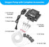 AQQA Powerful Adjustable Aquarium Air Pump, 4 Outlets for Fish Tank Up to 600Gal