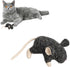 SPOT Fuzzy Mouse Freddie Cat Toy with Catnip – 3.5in Plush Mouse for Cats & Kittens, Great for Interactive Play