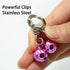 Bells for Dog Collars - 2 Pack Stainless Steel Bell Necklace for Dogs & Cats, Pet Pendant Accessories