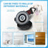 Dog Bathing Tether with Heavy Suction Cup, Soft Nylon Leash with Adjustable Collar for Pet Dog Cat Shower and Grooming