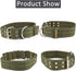 Buckle Dog Collar, 1.5 Wide Adjustable Nylon Military Tactical, Heavy Duty Dog Collar
