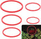5pcs Round Aquarium Floating Plant Rings, Foam Fish Feeding Rings for Bettas and Goldfish