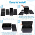 300lbs Off(1 Pack) Car Back Seat Extender for Dogs up to Car Seat Extender Back and Front Gap Filler with Storage