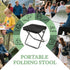 Nicerice Backpack Portable Foldable Stool,Tiny Foldable Stool which can Turned Into a Satchel,Mountaineering and Hiking