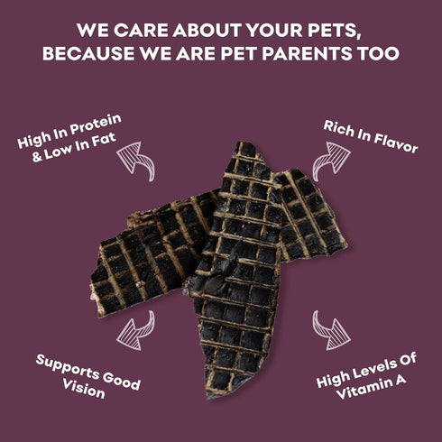 1 lb 4 oz, Skona PetFood Premium Chewy Dehydrated Beef Liver Jerky for Dogs & Cats, of Beef Liver Dehydrated