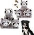 Interactive Squeaky Dog Toy, Replacement Animals Raccoon (Pack of 6)