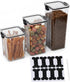 Lolytama 3 Set Pet Food Storage Containers, Airtight Dog Food Storage Container with