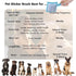 Werduoland Gently Grooming Slicker Brush with Coated Tips for Long-Haired Dogs-Ergonomic Wooden Handle, Long Pins