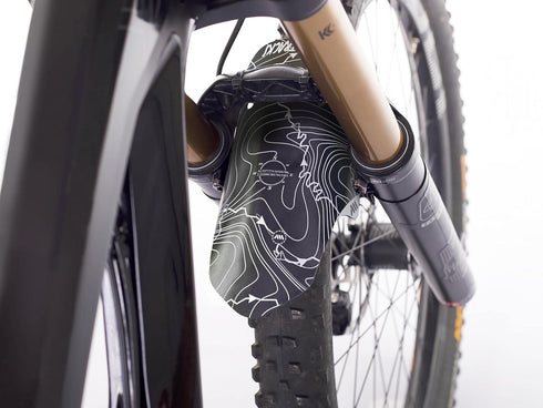 Lightweight Bike Front Wheel Mudguard - Durable Protection, Universal Fit Against Mud, Water Spray & More