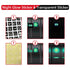 FXC Rocker Switch Aluminum Panel - 4 Gang Toggle Switches Dash 5 Pin ON/Off 2 LED Backlit for Boat Car Marine Green