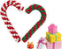 Candy Cane Rope Toy - Puppy Chew Dog Toys, Interactive Cotton Rope Toys for Medium & Large Dogs