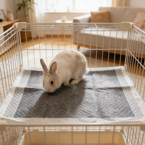 100 Chinchillas Dogs(13x18In) Pcs Rabbit Pee Pads,Puppy Potty Training Pad Small Animals Super Absorbent Disposable