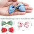 PET SHOW 20Pairs Big Dog Hair Bows with Rubber Band for Small Medium Large Dogs, Pink Blue Grooming Accessories