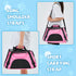 Sweetude 4 Pcs Soft Cat Carrier for Cats Under 13lbs, Foldable Comfortable Portable Carrying Bag for Cat and Small Dog