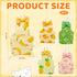 ZHLKHIOP 5-Piece Set with Cherry,Bird Diaper, Chicken Diaper, Chicken Diapers for Indoor Chickens, Pineapple, Yellow