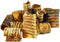 Downtown Pet Supply Beef Trachea Dog Treats - Rawhide-Free Chews, 3in - 12Ct
