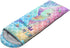 Kids Sleeping Bag for Boys Girls, Rocket Moon Print, Lightweight Warm Portable Outdoor Indoor, Waterproof for Camping