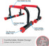 Rubberbanditz Parallette, Parallel Bars & Dip Station for Home Gym Workout Equipment