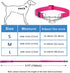 Martingale Dog Collar with Reflective Stainless Steel Chain, Adjustable for Medium Large Dogs (M, Hot Pink Set)
