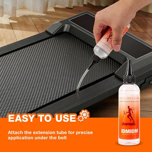 100% 4 oz 118 ml, Nozzle, Treadmill Belt Lubricant, Silicone Oil, fl / Easy-Apply Compatible with Most Treadmills