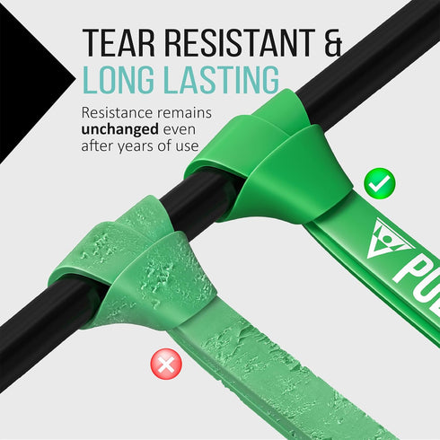 Pull Up Assistance Bands - Heavy Duty Resistance Bands for Pull Up Assist, Includes Exercise Ebook with 35 Exercises