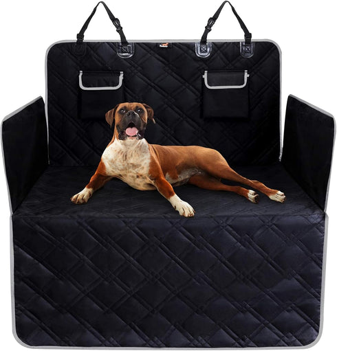 Toozey 72.8"x40.6" Dog Car Seat Cover for SUV, Sedan & Van, Waterproof & Tear-Resistant Back Seat Pet Cover for Dogs