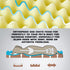 JOYELF Medium Dog Crate Bed Mats, Orthopedic Dog Bed, Egg Crate Foam Dog Mat, Waterproof Dog Pad with Washable