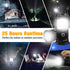 XTAUTO 4-Pack Collapsible Portable LED Camping Lantern Lightweight Waterproof Solar USB Rechargeable LED Flashlight