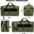 130L 32" Goloni Expandable Heavy Duty Extra Large Duffel Bag,Sports Gym Equipment Travel Duffle Bag for Soccer Baseball